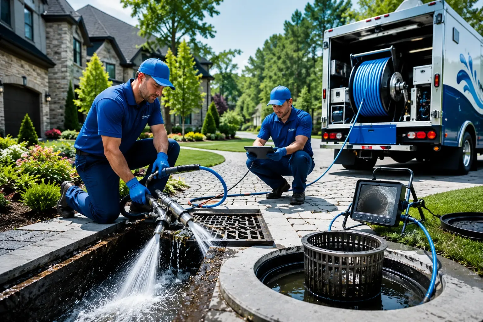Local outdoor drain cleaning professionals in Caspian, MI