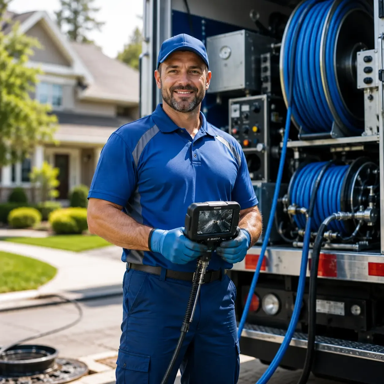 Local outdoor drain cleaning specialists in Caspian, MI